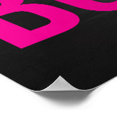 Tu wie eine Lady, denke wie ein Boss Poster (Ecke)