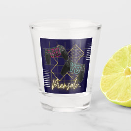 Tu, Yo, piensalo... Videospiel Schnapsglas