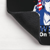 Tuah Spit über dieses Thema Präsident 2024 Männer Mousepad (Ecke)