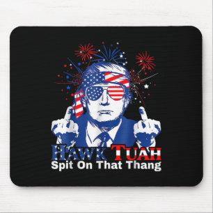 Tuah Spit über dieses Thema Präsident 2024 Männer Mousepad