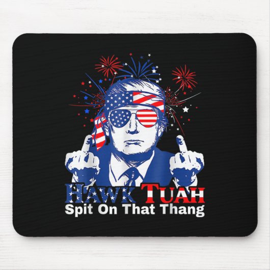 Tuah Spit über dieses Thema Präsident 2024 Männer Mousepad (Vorne)