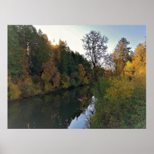 Tualatin-Fluss, Oregon Poster