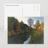 Tualatin-Fluss, Oregon Postkarte (Vorne/Hinten)