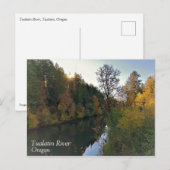 Tualatin-Fluss, Oregon Postkarte (Vorne/Hinten)