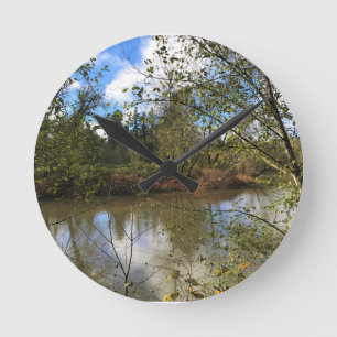 Tualatin-Fluss, Oregon Runde Wanduhr