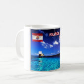 Tuamotu - Französisch-Polynesien - Panorama - Kaffeetasse (Vorderseite Links)