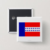 Tuamotu Insel-Flagge Button (Vorne & Hinten)