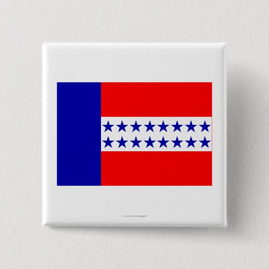 Tuamotu Insel-Flagge Button (Vorderseite)