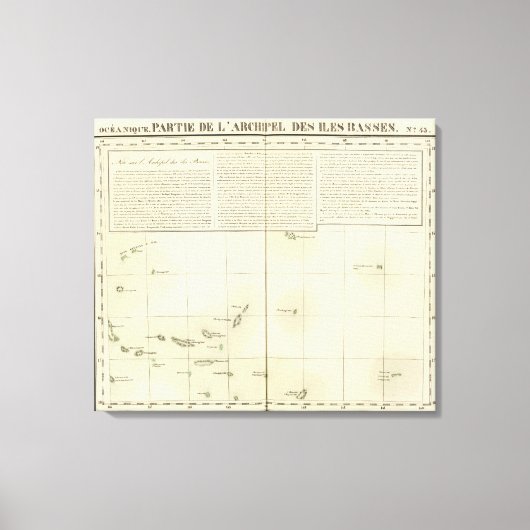 Tuamotu-Inseln Ozeanien Nr. 43 Leinwanddruck (Vorderseite)