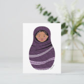 Tuareg Matryoshka Postcard Postkarte (Stehend Vorderseite)