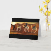 Tuaregs Grußkarte Karte (Gelbe Blume)