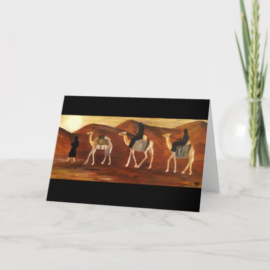 Tuaregs Grußkarte Karte (Vorderseite)