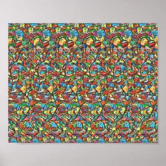 Tub Goat - Versteckter 3D-Druck Poster (Vorne)