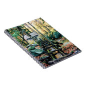 Tub Mill Bathed in Sunshine Notizblock (Rechte Seite)