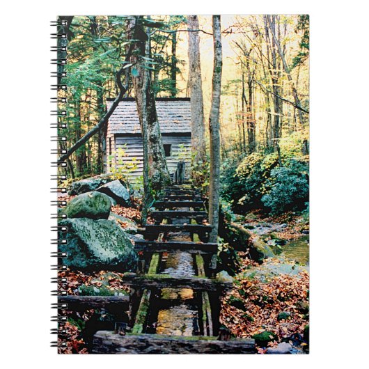 Tub Mill Bathed in Sunshine Notizblock (Vorderseite)