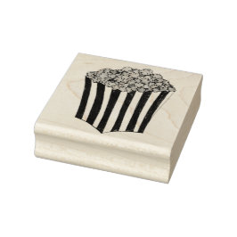 Tub Popcorn Movie Theater Karneval Junk Food Gummistempel