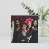 Tub Truffles Cast Feiertagskarte (Stehend Vorderseite)