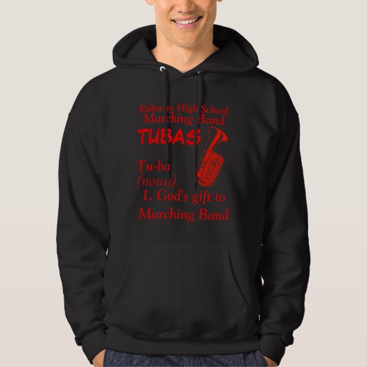 Tuba01-08, Rahway Highschool, Blaskapelle, T… Hoodie (Vorderseite)