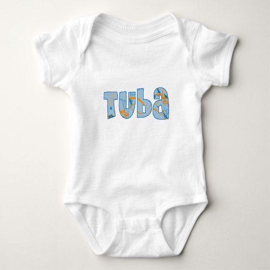 Tuba Baby Strampler (Vorderseite)