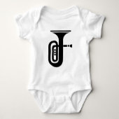 Tuba Baby Strampler (Vorderseite)