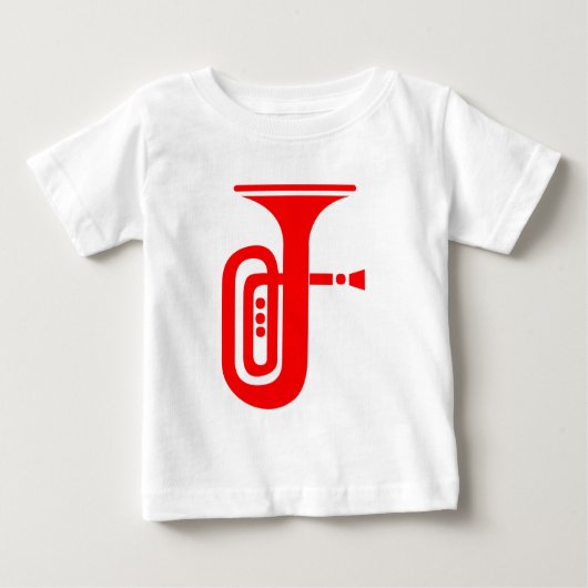 Tuba Baby T-shirt (Vorderseite)