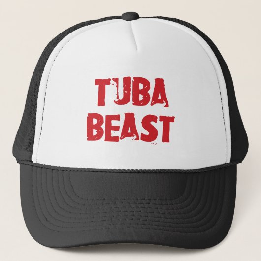 Tuba Beast Hat Truckerkappe (Vorderseite)