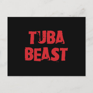 Tuba Beast Postcard Postkarte