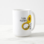 Tuba Blow Hards Kaffeetasse (VorderseiteRechts)