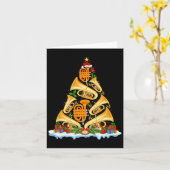 Tuba Christmas Tree Lights Tuba Music Lover Musica Karte (Gelbe Blume)
