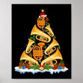 Tuba Christmas Tree Lights Tuba Music Lover Musica Poster (Vorne)
