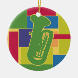 Tuba Colorblocks Verzierung Keramik Ornament