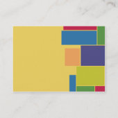 Tuba Colorblocks Visitenkarte (Rückseite)