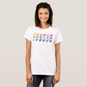 Tuba Colorful Fun Array Music T - Shirt (Vorne ganz)