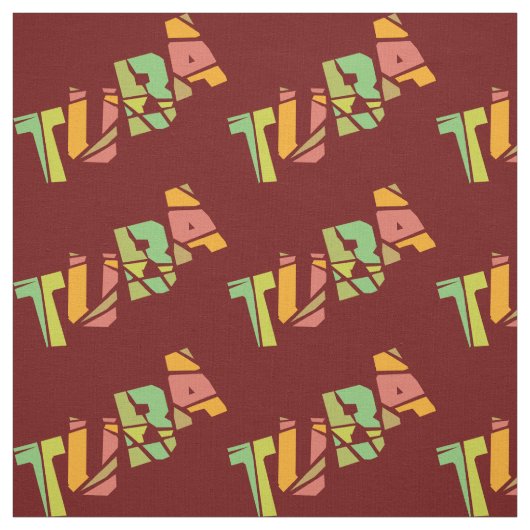 Tuba Cracked Text Stoff (Muster)