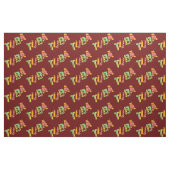 Tuba Cracked Text Stoff (Fat Quarter (45,7 x 55,9 cm))