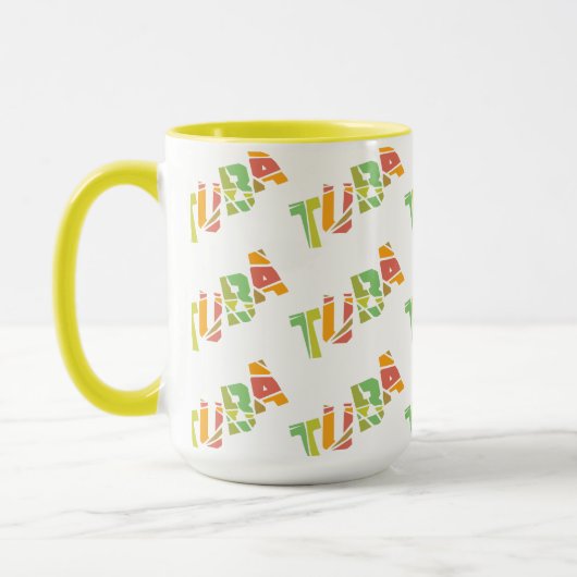 Tuba Cracked Text Tasse (Links)