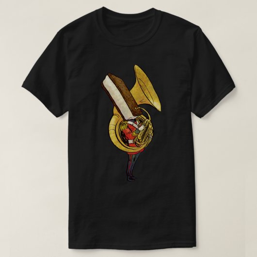 Tuba Cream Sandwich T-Shirt (Design vorne)