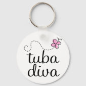 Tuba Diva Schlüsselanhänger (Vorderseite)