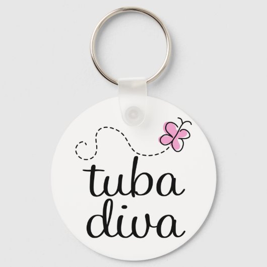 Tuba Diva Schlüsselanhänger (Vorderseite)