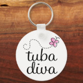 Tuba Diva Schlüsselanhänger (Vorderseite)