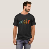 Tuba Evolution Retro Tuba Player T-Shirt (Vorne ganz)