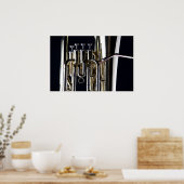Tuba-Foto Poster (Küche)