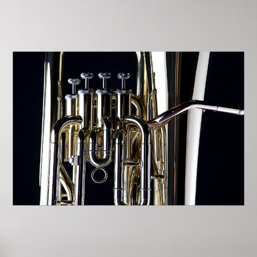Tuba-Foto Poster (Vorne)