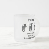 Tuba-Geschenk Mattglastasse (VorderseiteRechts)