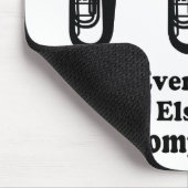 Tuba-Geschenk Mousepad (Ecke)