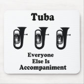 Tuba-Geschenk Mousepad (Vorne)