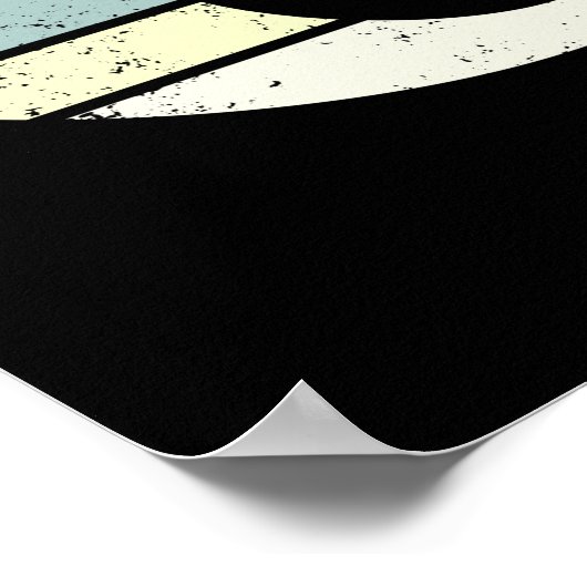 Tuba-Geschenk, Retro-Tuba-Spieler, Orchester Poster (Ecke)