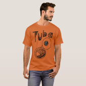 Tuba Halloween Cobwebfriend T-Shirt (Vorne ganz)