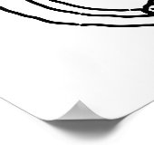 Tuba Halloween Cobwebs Poster (Ecke)