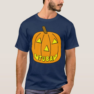 Tuba Halloween Kürbis vintage T-Shirt